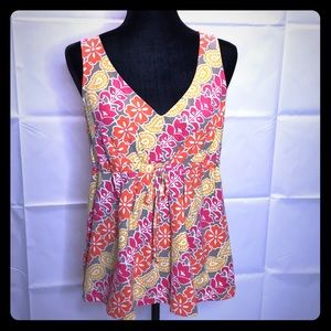 SOLD! Tommy Bahama V-neck sleeveless top - EUC